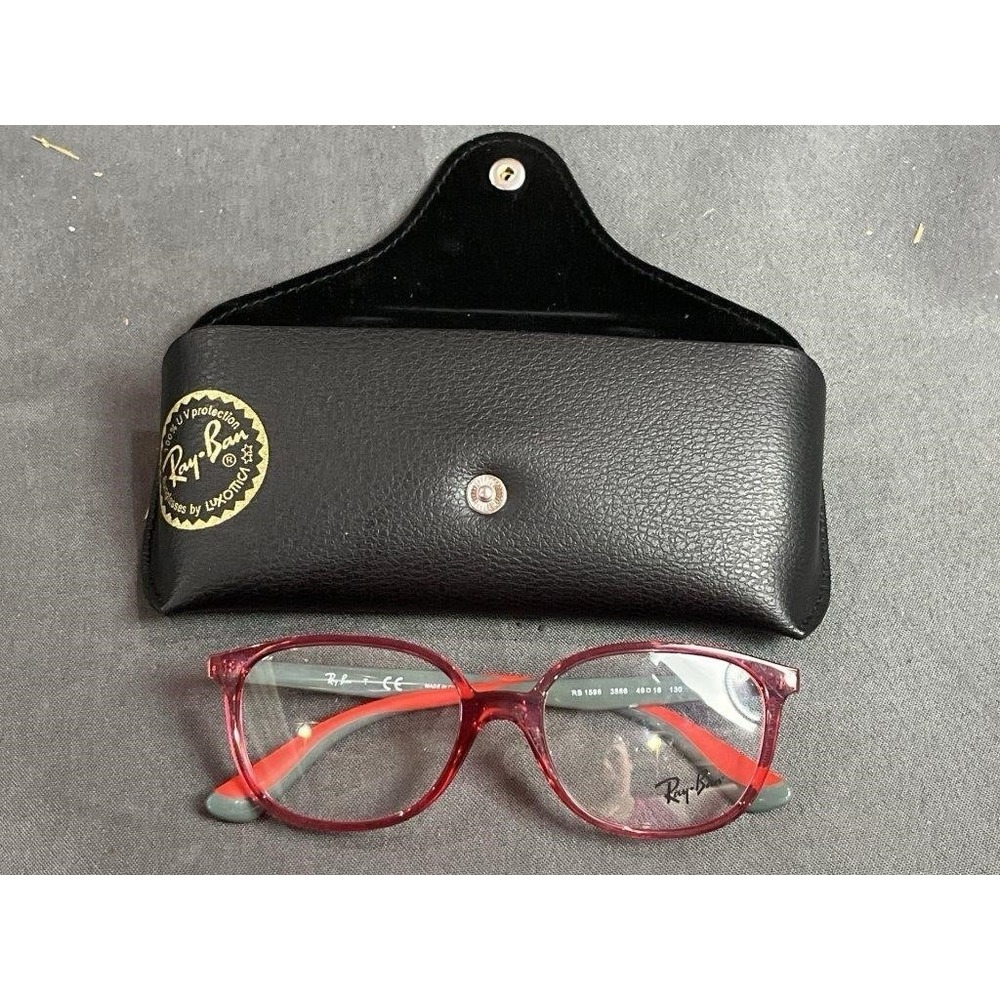 Ray-Ban RB1598 3886 OPTICS KIDS Eyeglasses Transparent 49-16-130 DEMO FRAMES